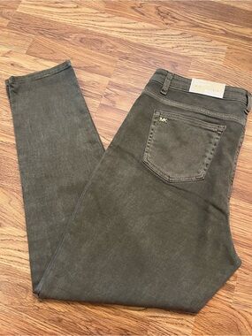 NWT Michael Kors Safari Green Izzy Skinny Jeans